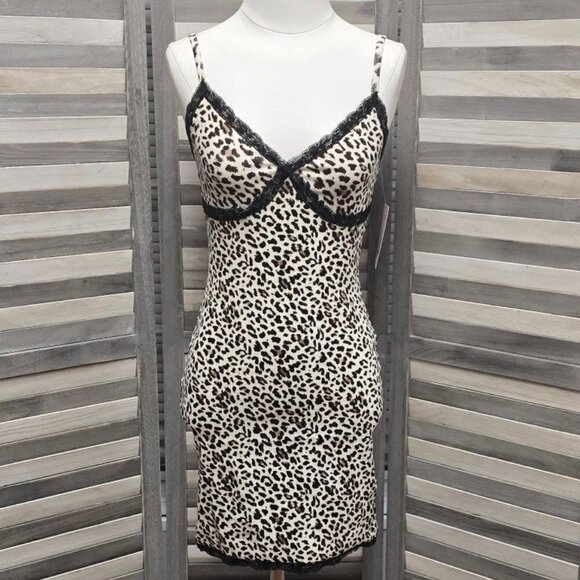 Sleeveless Lace Trim Knit Bodycon Dress | Wild Fable | Medium - Picture 1 of 13